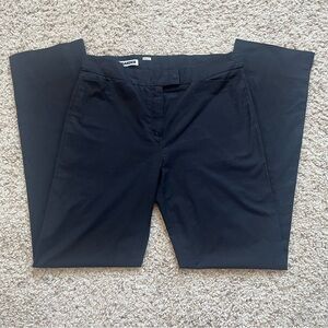 Jil Sander Black Women's Cotton Lo-rise Pants With Pockets - Size XS (34)